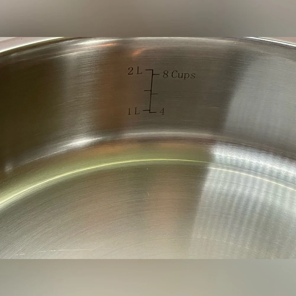 Cuisinart 3 Quart Stainless Steel Sauté Pan with Glass Lid Induction Ready 10”
